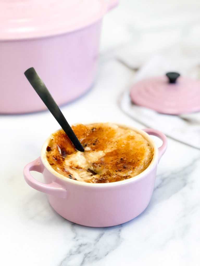 Arroz doce brûlée com carnarolli